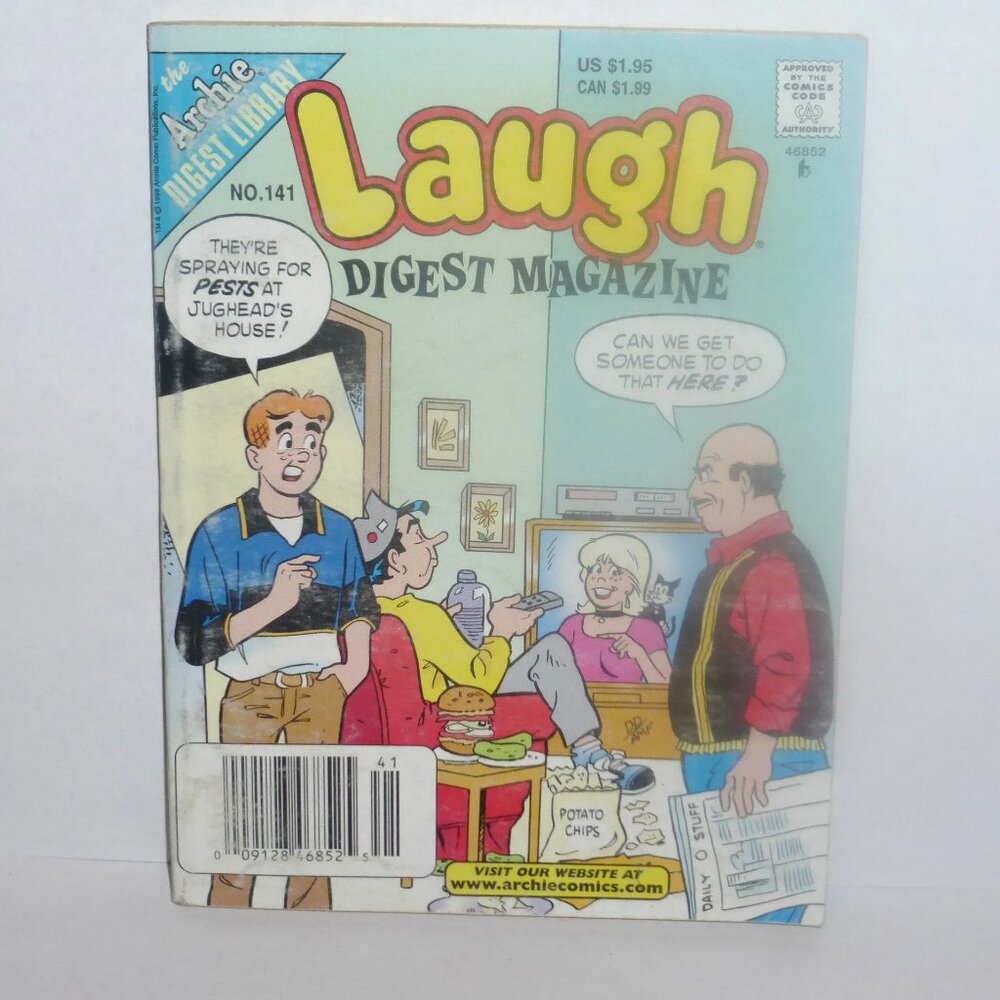 1st PRINT 1998  LAUGH DIGEST Digest Magazine #141 Archie Comic Book Digest Comic